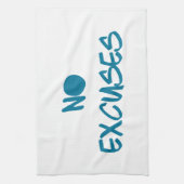 弁解のやる気を起こさせるなトレーニングの体育館無し キッチンタオル (縦)