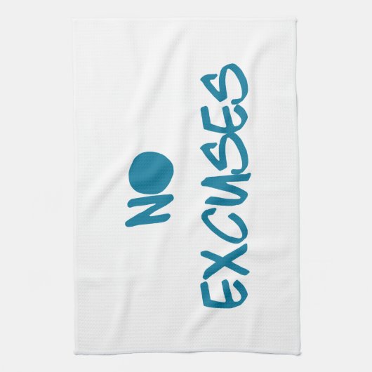 弁解のやる気を起こさせるなトレーニングの体育館無し キッチンタオル (縦)
