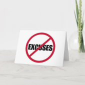 弁解のやる気を起こさせるな印の記号の白黒無しに関して カード (正面)