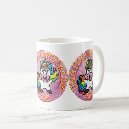 弁解の余地なく私を! コーヒーマグカップ (正面右)