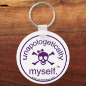 弁解の余地なく自分のキーチェーン。 キーホルダー (正面)