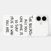 弁解の余地なく自分らしく Case-Mate iPhoneケース (裏面 (横))