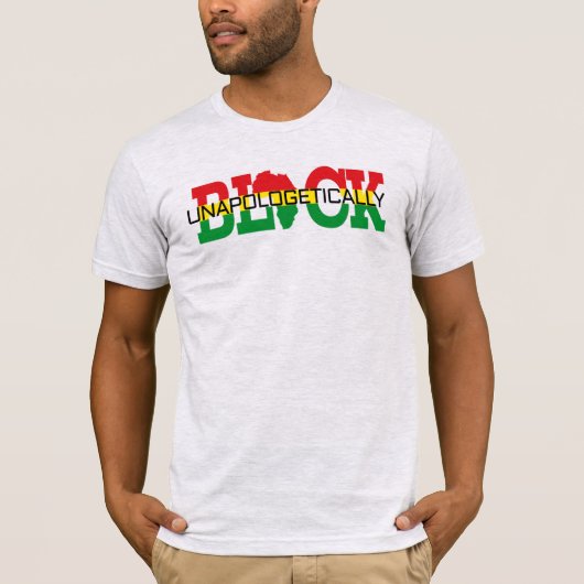 弁解の余地のない黒いTシャツ Tシャツ (正面)