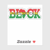 弁解の余地のない黒 シール (シート)