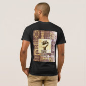 「弁解の余地のない黒」 Tシャツ (裏面フル)