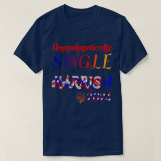 弁解の独身の余地のないHarris Walz 2024のTシャツ Tシャツ
