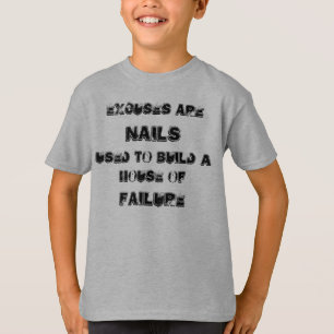 弁解はFの家を造るのに使用されるネイル…です Tシャツ