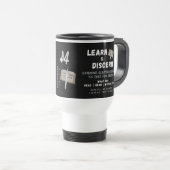 弁解パーソナライズされた的ベレー語の聖句 トラベルマグ (正面右)