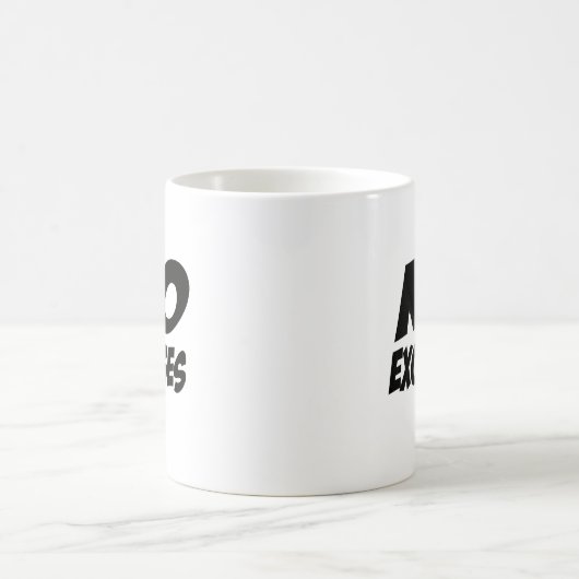 弁解無し! コーヒーマグカップ (中央)