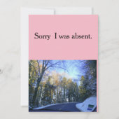 弁解 招待状 (正面)