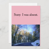 弁解 招待状 (正面/裏面)