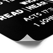 弁証師ベレ学ンと真実を識別聖なる書物、 経典 ポスター (角)