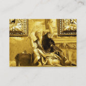 弁証法,金ゴールドイエロー,ホワイトパール紙 名刺 (裏面)