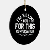 弁護士おもしろいこの会話に対して請求する セラミックオーナメント (右)