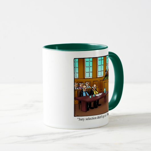 弁護士おもしろいのユーモア・マグギフト マグカップ (正面右)