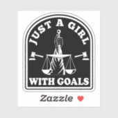 弁護士おもしろいの学生は弁護士の女の子のゴール シール (シート)