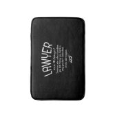 弁護士おもしろいの定義 バスマット (正面縦)