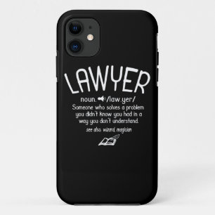 弁護士おもしろいの定義 iPhone 11 ケース