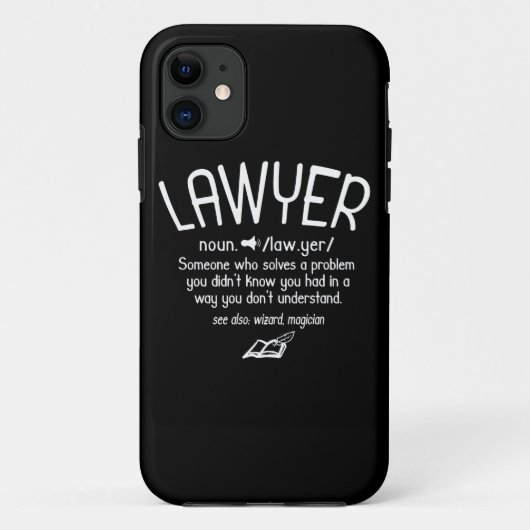 弁護士おもしろいの定義 Case-Mate iPhoneケース (裏面)