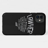 弁護士おもしろいの定義 Case-Mate iPhoneケース (裏面(横))