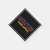 弁護士おもしろいの良い弁護士は常に上訴を失う スタンダードカクテルナプキン (角)