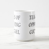 弁護士おもしろいは反対弁護人の涙 コーヒーマグカップ (中央)