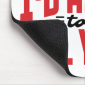 弁護士おもしろいは言ってもさし支え無い マウスパッド (コーナー)