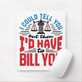 弁護士おもしろいは言ってもさし支え無い マウスパッド (マウス)