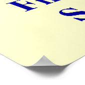 弁護士おもしろいギフト機知に富んだ法律秩序スローガン法廷法典 ポスター (角)