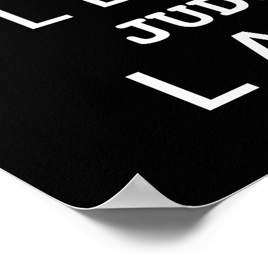 弁護士おもしろいニックネームと同義語オフィスのポスター ポスター (角)