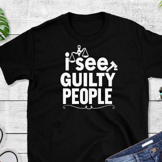 弁護士おもしろいブラックTシャツ Tシャツ