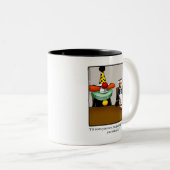 弁護士おもしろいユーモアのコーヒーマグ ツートーンマグカップ (正面右)