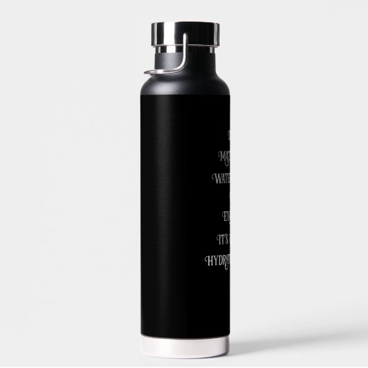 弁護士おもしろいユーモア引用文法パーソナライズされた ウォーターボトル (右面)