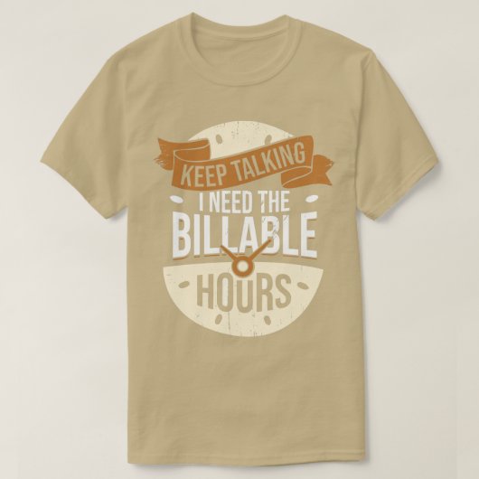 弁護士おもしろい弁護士提唱者ギフト Tシャツ (デザイン正面)