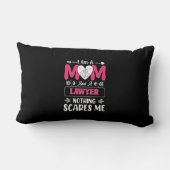 弁護士おもしろい母引用文弁護士母おもしろい ランバークッション (裏面)