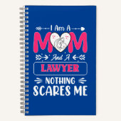 弁護士おもしろい母、弁護士の母おもしろい ノートブック (正面)