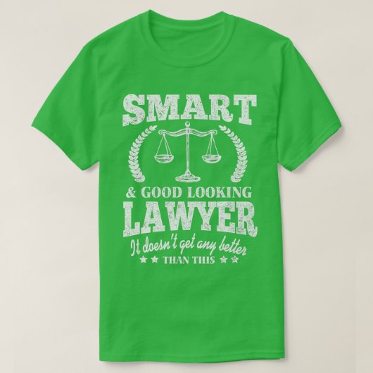 弁護士おもしろい法学校弁護士Tee Tシャツ (デザイン正面)