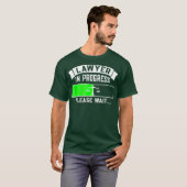 弁護士おもしろい法科学生ギフト Tシャツ (正面フル)