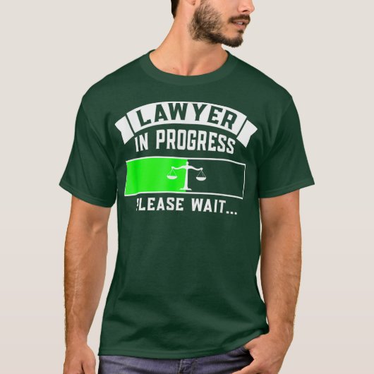 弁護士おもしろい法科学生ギフト Tシャツ (正面)