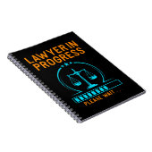 弁護士おもしろい職士卒業 ノートブック (右側)