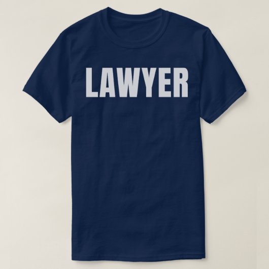 弁護士おもしろい職種誕生日ギフトID Tシャツ (デザイン正面)