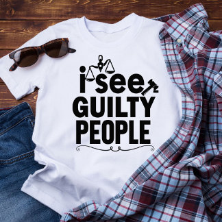 弁護士おもしろいTシャツ Tシャツ