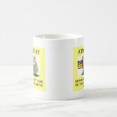 弁護士および弁護士の冗談 コーヒーマグカップ (中央)