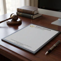 弁護士および法律専門家向けの高級レザールックノートパッド