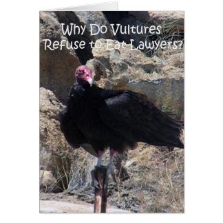 弁護士および"専門礼儀"のユーモアのあるなカード