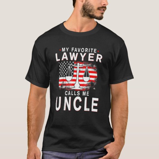 弁護士お気に入りのが伯父の日と呼ぶ Tシャツ (正面)