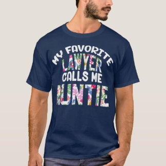弁護士お気に入りのが叔母を可愛いと誇りを持った言う Tシャツ