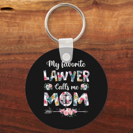 弁護士お気に入りのが母に電話する キーホルダー (正面)