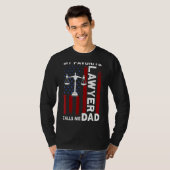 弁護士お気に入りのが米国旗パパと呼ぶ父の Tシャツ (正面フル)