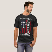 弁護士お気に入りのが米国旗パパと呼ぶ父の Tシャツ (正面フル)